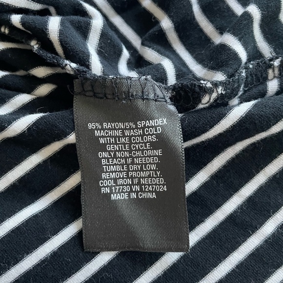 Mossimo Stripe Long Sleeve Turtleneck - Picture 7 of 7